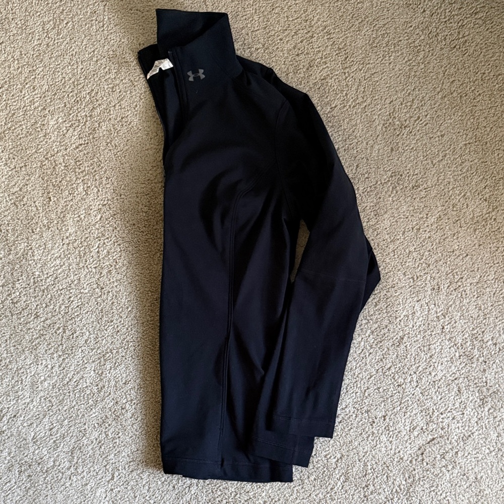 Under Armour women’s light weight black zip up jacket